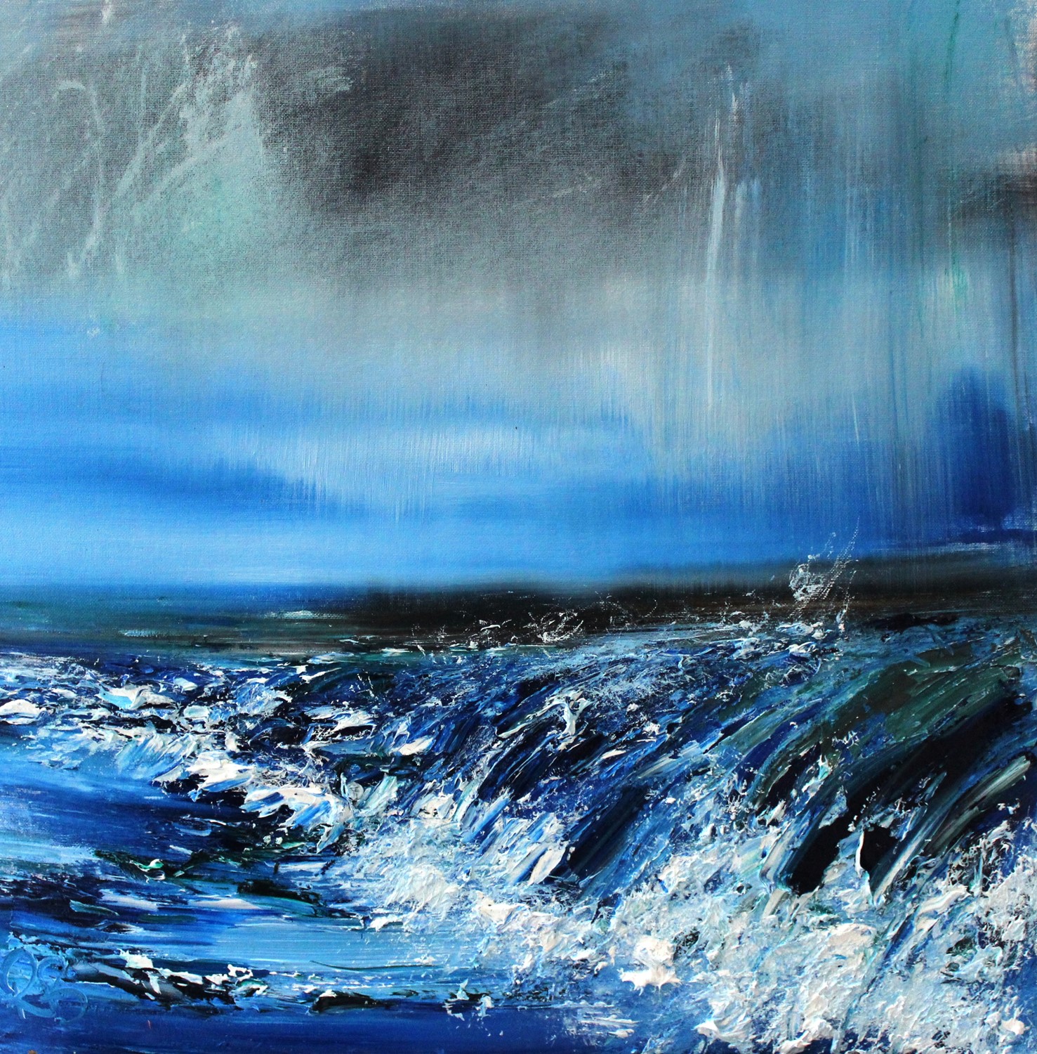 'Turbulent Tides' by artist Rosanne Barr